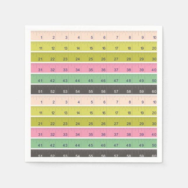 Pappra blöjor för sytmätning pappersservett (Framsidan)