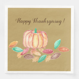 pappra blöjor för thanksgiving pappersservett