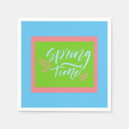 Pappra blöjor för vårtid pappersservett