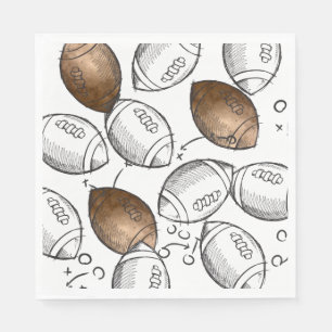 Pappra blöjor för vattenfärgsfotboll pappersservett