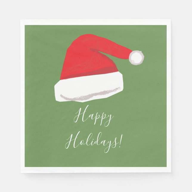 Pappra blöjor för vinterHelgdagar Pappersservett (Framsidan)