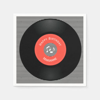 Pappra blöjor för vinylposter pappersservett