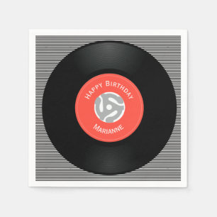 Pappra blöjor för vinylposter pappersservett