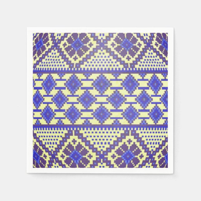 Pappra blöjor från det ukrainska Påskägget (Pysank Pappersservett (Framsidan)