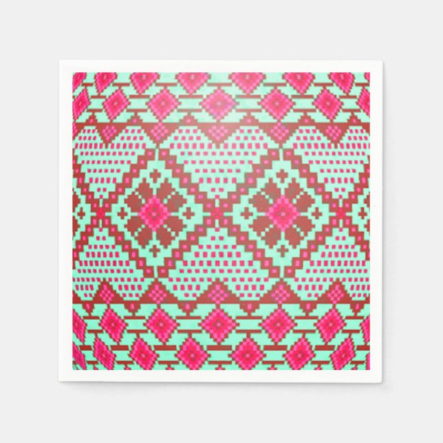 Pappra blöjor från det ukrainska Påskägget (Pysank Pappersservett (Framsidan)