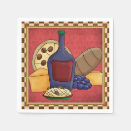 Pappra blöjor från italienska Food roligt Pappersservett