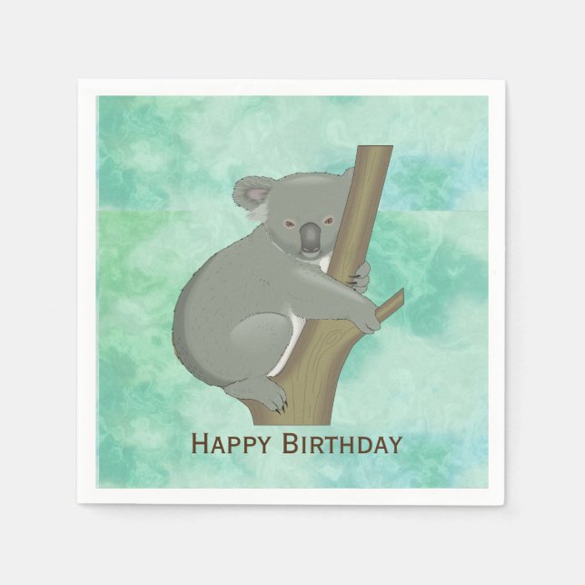 Pappra blöjor från Koala Bear Design Pappersservett (Framsidan)