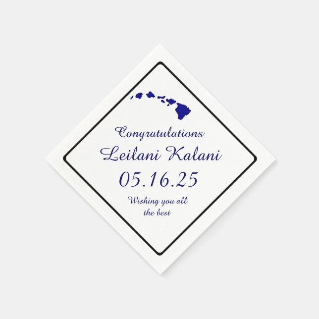 Pappra blöjor från studenten pappersservett (Hörn)