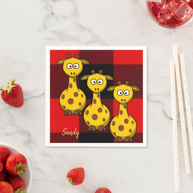 Pappra blöjor, Giraffe Pappersservett (Insitu)