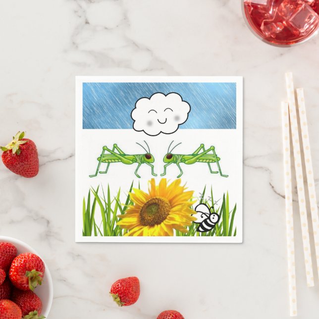 Pappra blöjor, gräshoppsklobor pappersservett (Insitu)