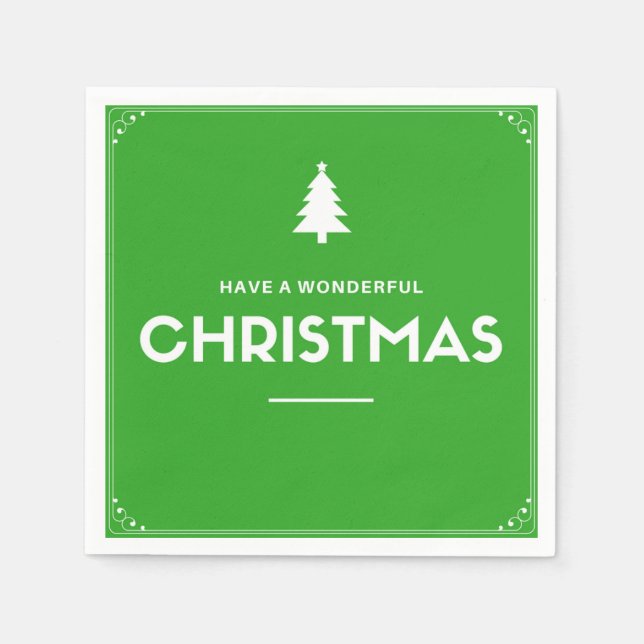 Pappra blöjor, Grönt Pappersservett (Framsidan)