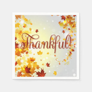 Pappra blöjor Höst löv Pappersservett