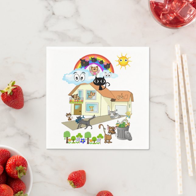 Pappra blöjor, katter pappersservett (Insitu)