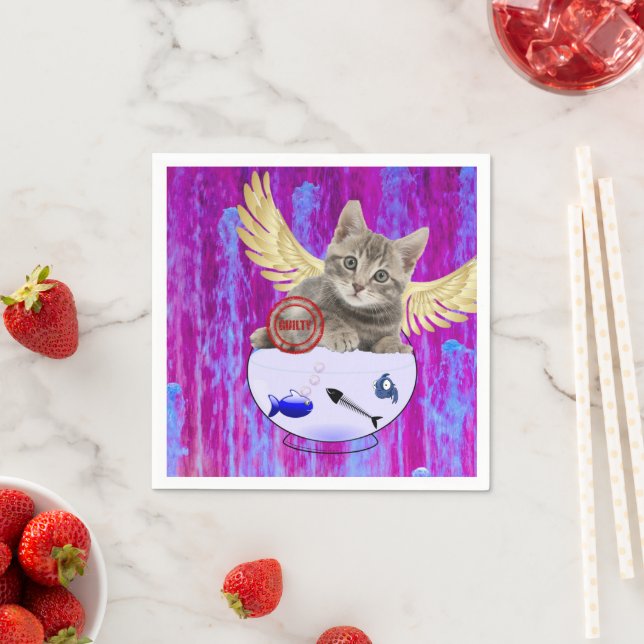 Pappra blöjor, Kitten Fish Guilty Vingar Pappersservett (Insitu)