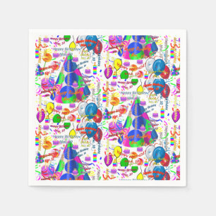 Pappra blöjor mars, 10 födelsedag pappersservett