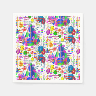 Pappra blöjor mars, 21:a födelsedag pappersservett