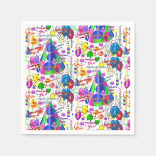 Pappra blöjor mars, 22 födelsedagar pappersservett