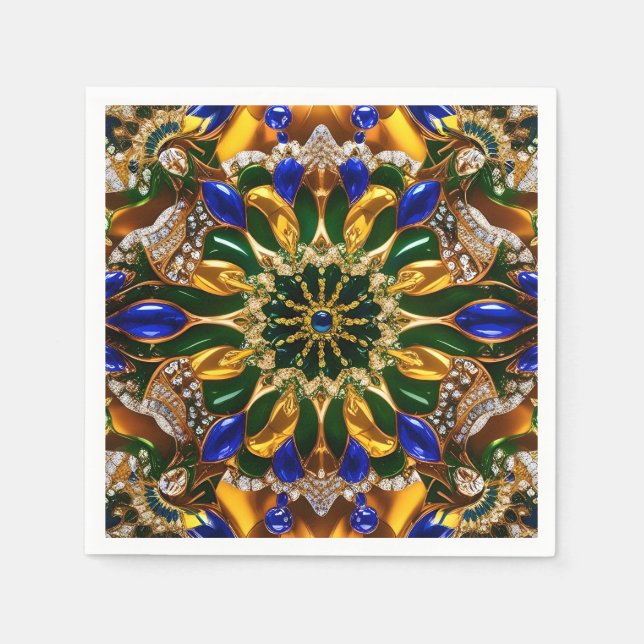 Pappra blöjor med Färg Design i Brasilien Pappersservett (Framsidan)