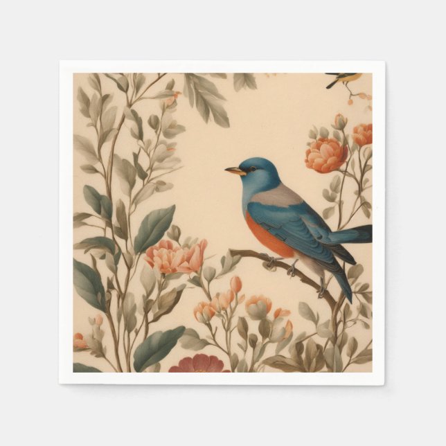 "Pappra blöjor och Party-blöjor" Pappersservett (Framsidan)