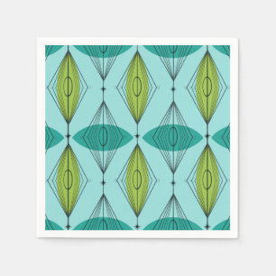 Pappra blöjor och stjärnor pappersservett