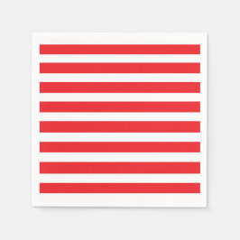 Pappra blöjor, rödvita pappersservett