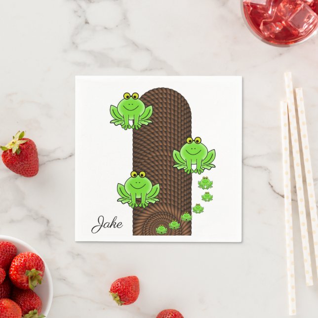 Pappra blöjor, Rope Grönt Frogs Pappersservett (Insitu)