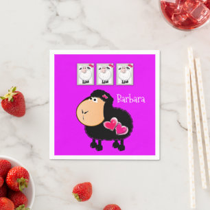 Pappra blöjor, Rosa av får, Lila Pappersservett