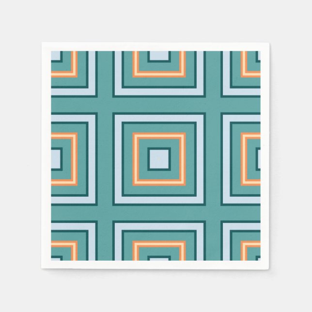 Pappra blöjor - stora och små fyrkanter pappersservett (Framsidan)