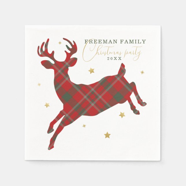 Pappra blöjor vid renjul vid Party, Pappersservett (Framsidan)