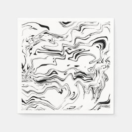 Pappra blöjor vid Svarta Mönster Pappersservett