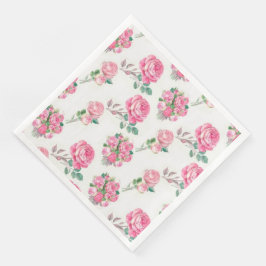 Pappra Blommigtar för modern Vintage Pappersservett