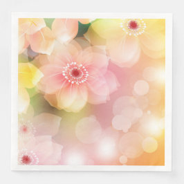 Pappra Blommigtar för modern Vintage Pappersservett