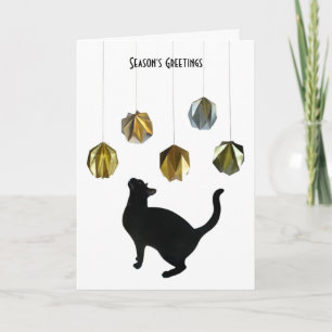 Pappra Bollar-kort för Black Cat Guld Kort