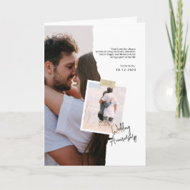 Pappra Bröllop-årsdagen för Svarta havet Kort