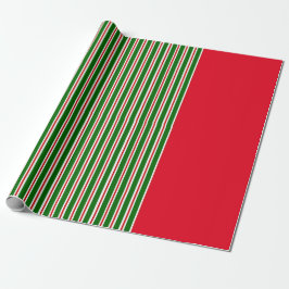 pappra candy cane-emballering presentpapper