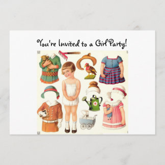 Pappra dockainbjudningar inbjudningar