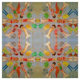 Pappra dockor för sommar tyg