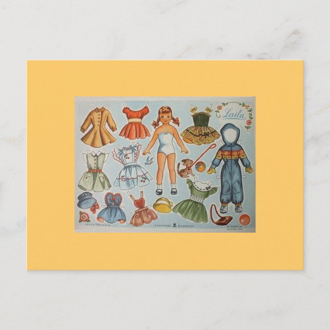 Pappra dörrvykort vykort (Framsida)