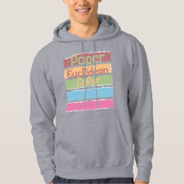 Pappra Euklidean Färg Hoodie