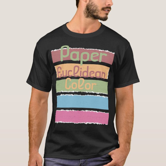 Pappra Euklidean Färg T Shirt (Framsida)