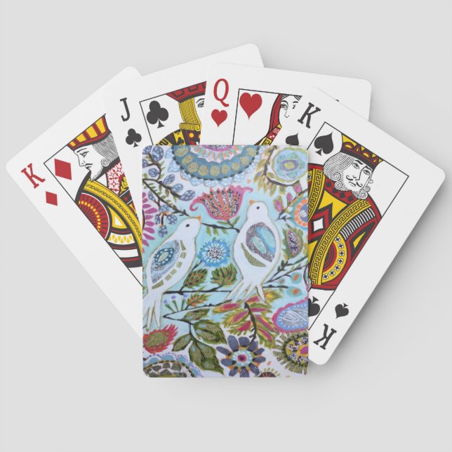 Pappra fåglar I Casinokort (Baksidan)