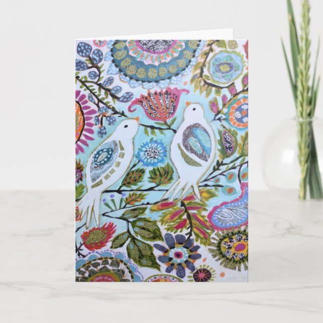 Pappra fåglar I Kort (Framsida)