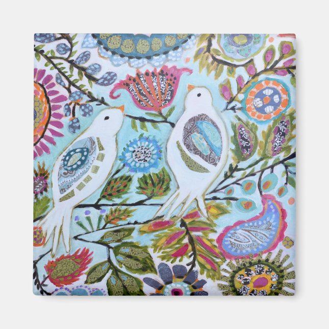 Pappra fåglar I Magnet (Framsidan)