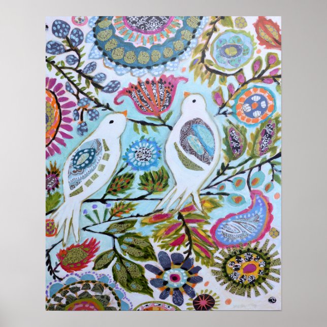 Pappra fåglar I Poster (Framsidan)