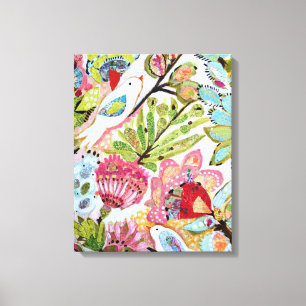 Pappra fåglar II Canvastryck