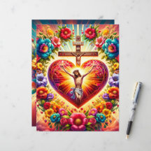 Pappra färgstarka kristna Valentineser