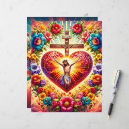 Pappra färgstarka kristna Valentineser