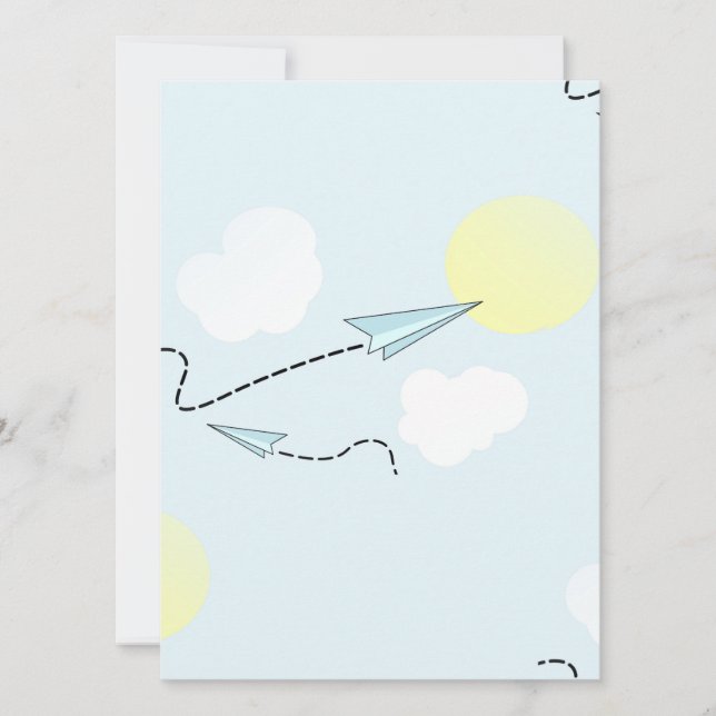 pappra flygplan (Framsida)