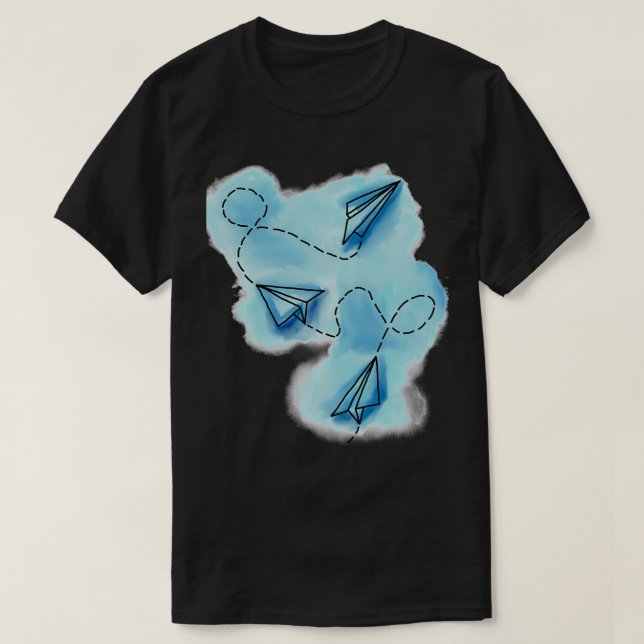 Pappra Flygplan 30 T Shirt (Design framsida)
