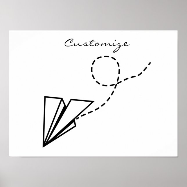 Pappra Flygplan-flygande thunder_Cove Poster (Framsidan)